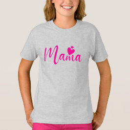 Typografie der Mama Text im eleganten Design T-Shirt