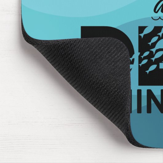 Typografie der Meeresbiologin Mousepad (Ecke)