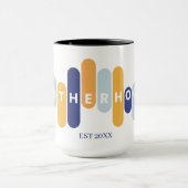 Typografie der Mutterschaft zum ersten Mal Mama Tasse (Zentrum)