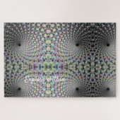 Typografie der optischen Helix-Illusion Puzzle (Horizontal)