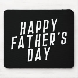 Typografie des einfachen glücklichen Vaters | Maus Mousepad