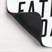 Typografie des einfachen glücklichen Vaters | Maus Mousepad (Ecke)