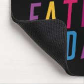 Typografie des einfachen glücklichen Vaters | Maus Mousepad (Ecke)