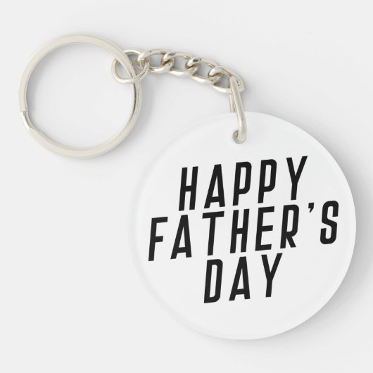 Typografie des einfachen glücklichen Vaters | SCHL Schlüsselanhänger (Vorderseite)
