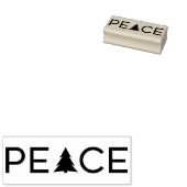 Typografie des modernen Friedensstiftes Gummistempel (Stempel)