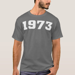 Typografie des Vintagen Jahres 1973 T-Shirt