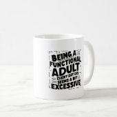 Typografie-Design Motivierend Kaffeetasse (VorderseiteRechts)