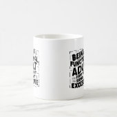 Typografie-Design Motivierend Kaffeetasse (Mittel)