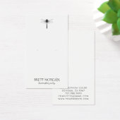 Typografie Dragonfly Earring Juwelier-Grafikkarte (Schreibtisch)
