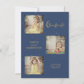 Typografie Drei Fotos vor der Bekanntgabe der Grad (Vorderseite)