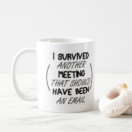 Typografie eine andere Sitzung sind eine E-Mail - Kaffeetasse
