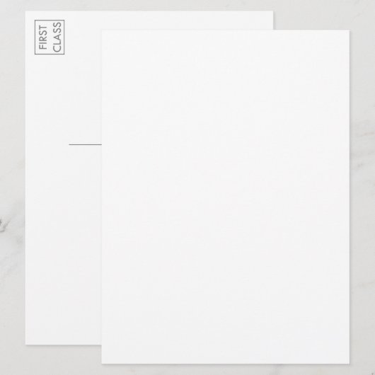 Typografie eines benutzerdefinierten Fotos Große P Einladung (Vorne/Hinten)