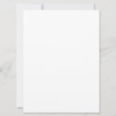 Typografie eines benutzerdefinierten Fotos Große P Einladung (Vorderseite)