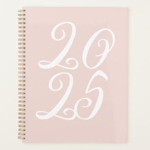 Typografie eines Mädchenröschen in Rosa Planer