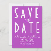 Typografie Einfach hell Speichern Sie die Datenkar Karte (Vorderseite)