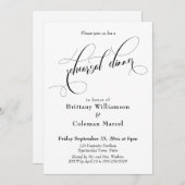 Typografie Einfaches Probe-Dinner Einladung (Vorne/Hinten)