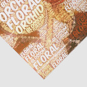 Typografie Embedded Word Cloud Rustikale Enttäusch Seidenpapier (Ausschnitt)