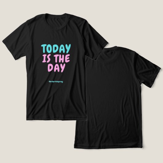 Typografie Expressive Modebekleidung Tri-Blend Shirt (Design vorne & hinten)
