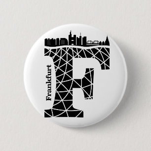 Typografie F (Frankfurt: Deutschland) Button