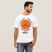 Typografie Familie Matching Vater Happy Halloween T-Shirt (Vorne ganz)