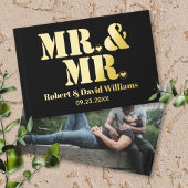 Typografie-Foto für homosexuelle Hochzeit Gästebuch