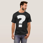 Typografie-Fragezeichen T-Shirt (Vorne ganz)