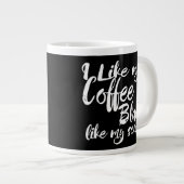 Typografie gefällt mir mein Kaffeekarton so wie me Jumbo-Tasse (Vorderseite Rechts)