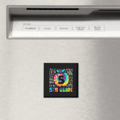 Typografie-Gefärbte Krawatte vom 5. Magnet (In Situ (Geschirrspüler))