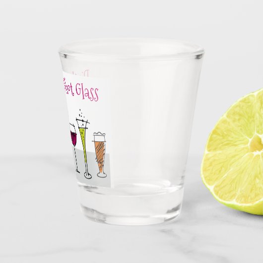 Typografie Getränke Alkohol Cocktails Retro Schnapsglas (Rechts)