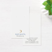 Typografie Gold Moon Earring Juwelier Display Card (Schreibtisch)