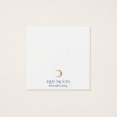 Typografie Gold Moon Earring Juwelierplatz (Vorderseite)