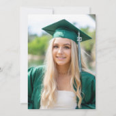 Typografie Grad Party Einladung (Rückseite)