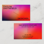 Typografie Gradient Visitenkarte (Vorne/Hinten)