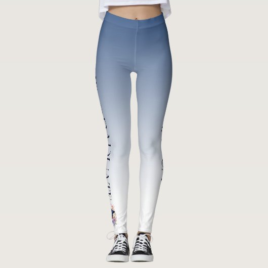 Typografie-Graduate-Grad-Hat Leggings (Vorderseite)