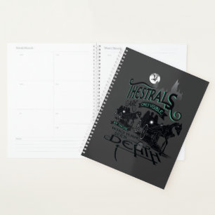 Typografie-Grafik Harry Potters   Thestrals Planer
