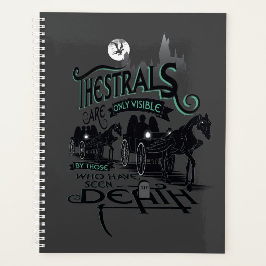 Typografie-Grafik Harry Potters | Thestrals Planer (Vorderseite)