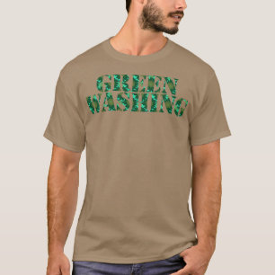 Typografie Greenwaschen T-Shirt
