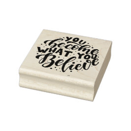 Typografie Gummistempel