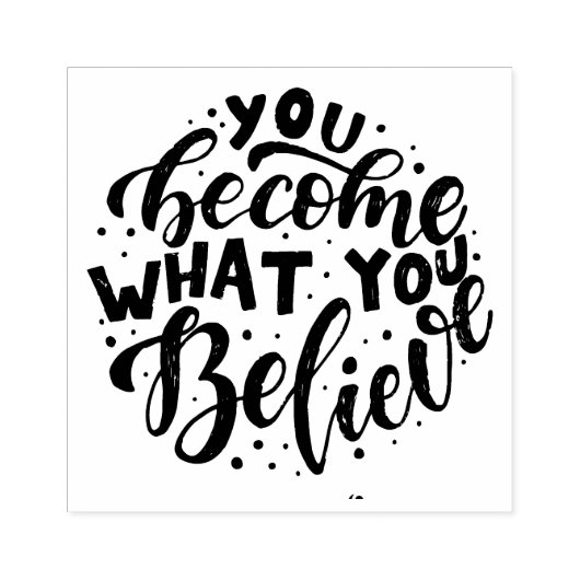 Typografie Gummistempel (Prägung)