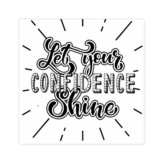 Typografie Gummistempel (Prägung)