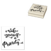 Typografie Gummistempel (Stempel)