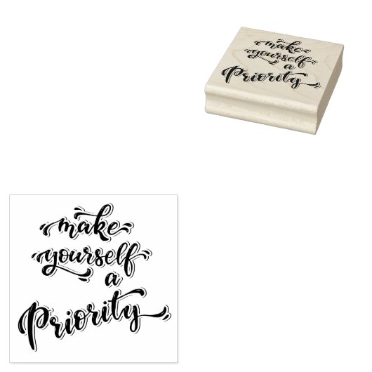 Typografie Gummistempel (Stempel)