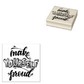 Typografie Gummistempel (Stempel)