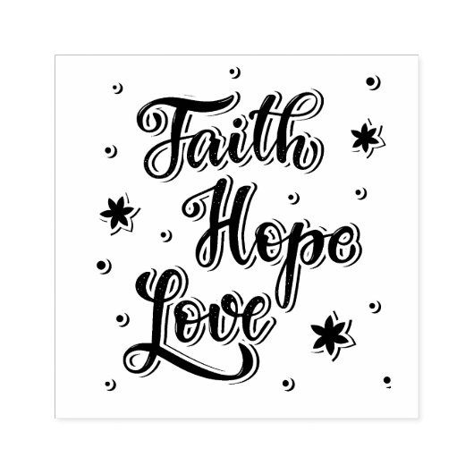 Typografie Gummistempel (Prägung)