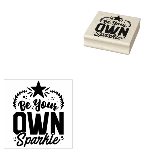 Typografie Gummistempel (Stempel)