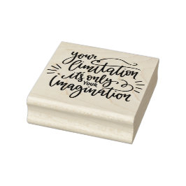 Typografie Gummistempel