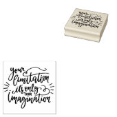 Typografie Gummistempel (Stempel)