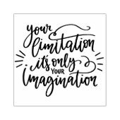 Typografie Gummistempel (Prägung)