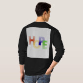 Typografie Herren T-Shirt (Schwarz voll)