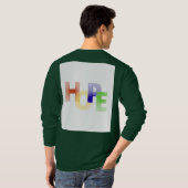 Typografie Herren T-Shirt (Schwarz voll)